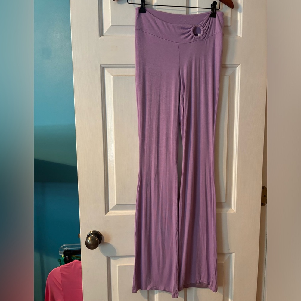 Lavender Flared Women's Pants